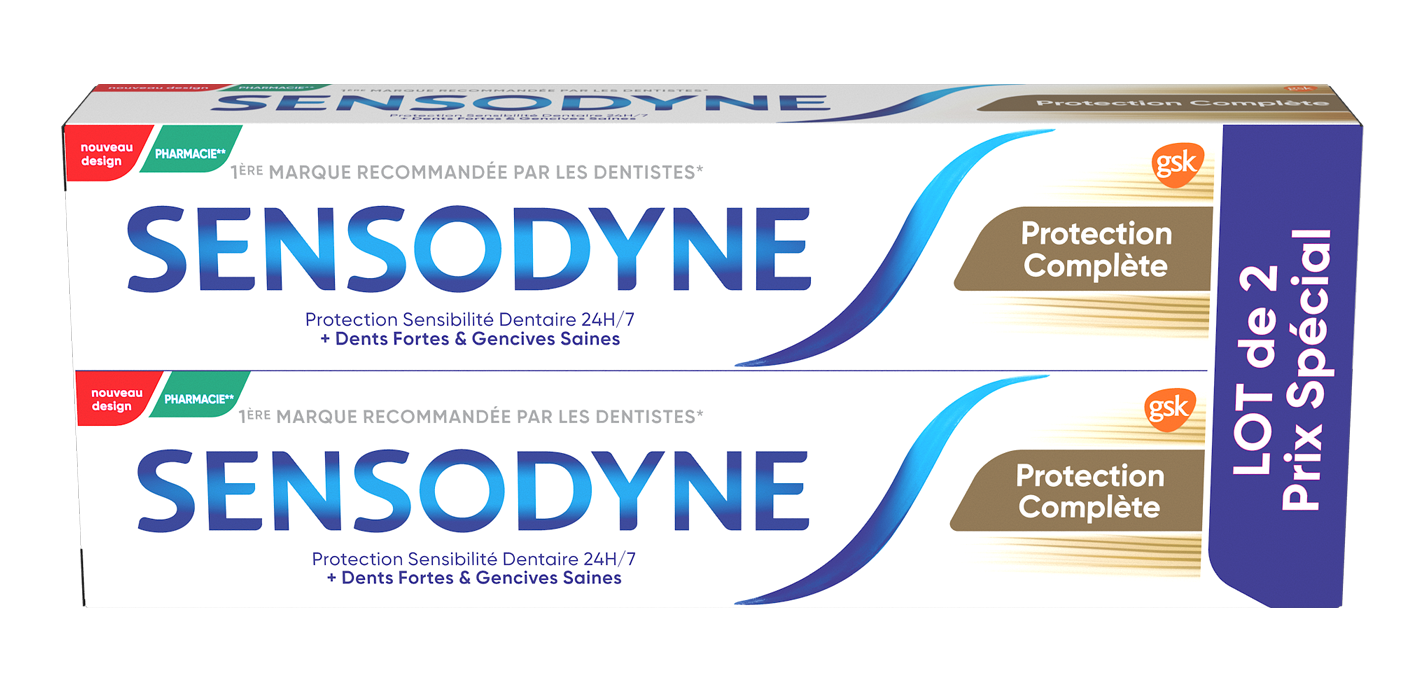 image Sensodyne Dentifrice Protection Complète – HALEON (12 produits)